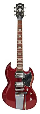 IYV IVSV-300 CHERRY RED Solid-Body Electric Guitar, cherry Red
