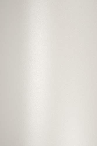 Netuno 50 hojas de papel nacarado color blanco A5 148 x 210 mm 120 g Majestic Marble White perlado en ambas caras brillo para invitaciones bodas tarjetas origami vales folleto manualidades Navidad