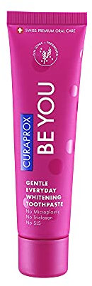 Curaprox Whitening Zahnpasta – Für Frischen Atem Und Zahnfleischpflege | Enzymatische Formel, Gin Tonic & Kaki-geschmack, Rot, 60 Ml | Vegan, SLS-frei, Fluorid 950 ppm, Empfohlene Tagesdosis 50
