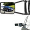 Riloer Auto-Abschleppspiegel – Wohnwagen-Außenspiegel Anhänger-Verlängerung Doppelarm-Glas-Abschleppspiegel (1 Packung)
