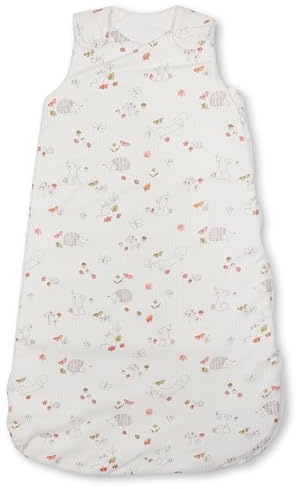 Ex UK Store Baby Winter Sleeping Bag 2.5 Tog 100% Cotton Sizes Newborn to 24 Months Boys Girls (AS 119 - Butterfly Hedgehogl / 0-6M)