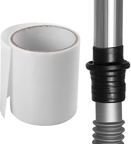 Inscrip PVC Wasserdichtes Reparaturband, 150 cm Starkes Selbstklebendes Klebeband, Reparatur Klebeband für Pool Zelt Plane Schlauchboot Abdecktuch Wasserleitungen (Weiß, 20CM*1.5M)