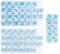 52 Pieces Fondant Letter Cutters, Embosser Cutter Cookie Stamp Impress Alphabet Letters Cake Tool, Uppercase Lowercase Shape DIY Sugar Cookies, Embosser Stamp for Biscuit Chocolate