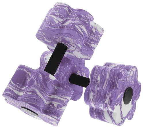 Mikinona 2 pièces Haltères Flottants EVA pour Piscine Légers et Antidérapants Haltères Aquatiques pour Yoga Fitness Garçon Fille et Femmes Équipement de Musculation Aquatique Polyvalent