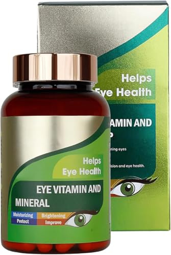 Lutein Eye Vitamin – Supporta la salute degli occhi e allevia l’affaticamento degli occhi, contiene luteina, zinco, vitamine C/E e zeaxantina