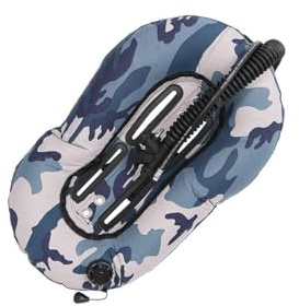 TUXCAXI Gilet stabilisateur de plongée Robuste et Durable. Profitez d'une Grande liberté de Mouvement et d'un Excellent contrôle de la flottabilité, Bleu, 64 x 43 cm