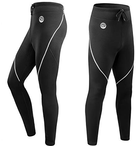 ZCCO Herren-Neoprenanzug, 1,5 mm lang, Neopren, zum Surfen, Kajakfahren, Schwimmen, Tauchen, Kanufahren (QSK-grau, XL)