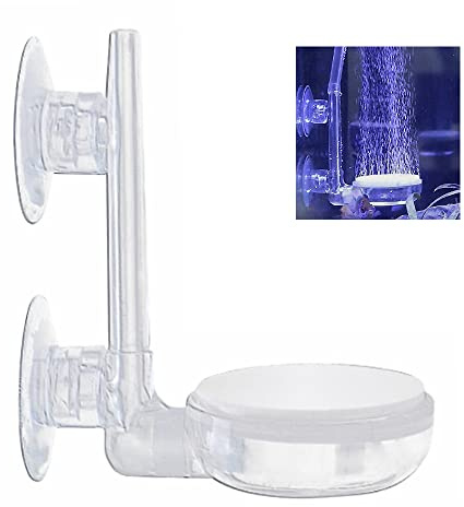 Qiwenr Piedra de Aire de Acuario Oxigenador Acuario,Difusor súper Alto silencioso con válvula de Control para disolver oxígeno,dejando Burbujas súper pequeñas para acuarios y hidropónicos(35MM)