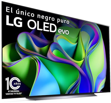 LG OLED83C34LA 83, 4K OLED Evo, Smart TV, webOS23, processeur de Puissance maximale, Dolby Vision, Dolby Atmos, Gaming, Alexa/Google Assistant