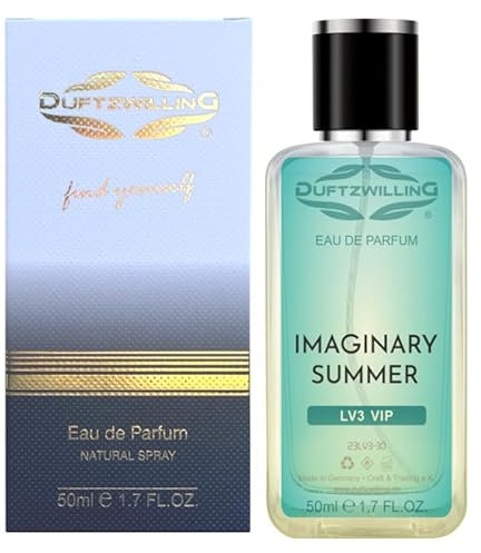 IMAGINARY SUMMER - Eau de Parfum für HERREN EdP (Unisex) DuftzwillinG ® LV3 VIP ~ lang anhaltend frischer SOMMERDUFT (50ml Prime)
