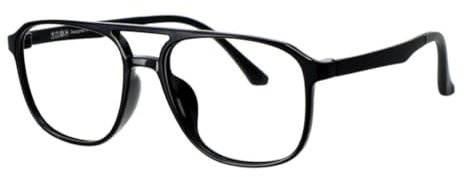 JIETIAN Men's TR90 Progressive Multifocal HD Reader, Retro Frame Outdoor Photochromic Sunglasses/UV400,Black,+2.0