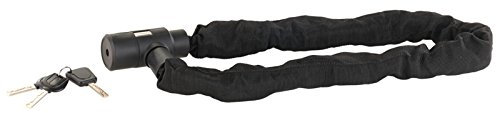 AGT Panzerschloss Motorrad: Extraschweres Fahrrad- und Motorrad-Kettenschloss, 10-mm-Kette, 81 cm (Motorradschloss, Fahrradkettenschloss, Zubehör)