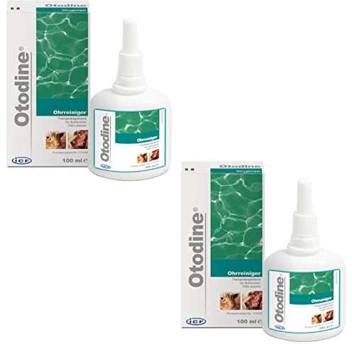 iCF Otodine Ohrreiniger für Hunde und Katzen - SET - 2 x 100 ml