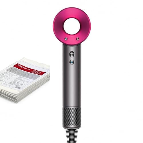 Dyson Supersonic HD07 Haartrockner inkl. 5 Aufsätze Fuchsia/Nickel, Haarföhn 110000 U/Min, Föhn mit Kaltstufe, Ionen Technologie: schonendes Styling, ohne extreme Hitze