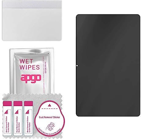 apgo Privacy Hybrid for ZTE Nubia Red Magic Gaming Pad, 7H, Matte, Anti-Spy