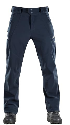 M-Tac Pantalon softshell pour l'hiver, Bleu marine, XXL