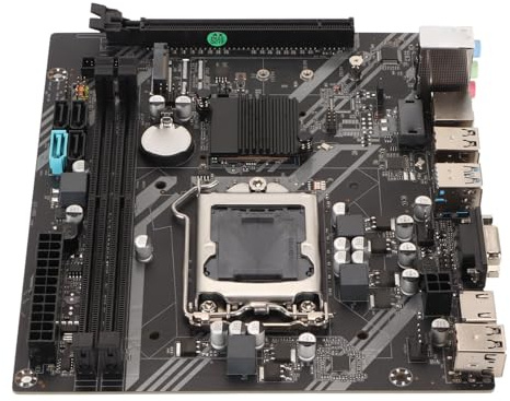 ATX Gaming Motherboard B75, Dual-Channel Computer Motherboards LGA 1151, Unterstützung PCIe X16 SATA3.0 DDR3 4 USB2.0 2 USB3.0, NVME M.2