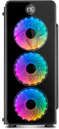 Ordenador Gaming PcElite Bravo | AMD Ryzen 5 5600G | GTX 1650 4 GB | 16GB | 256Gb NVMe | WiFi 5G | HDMI | DP (256, GB, 16, GB)