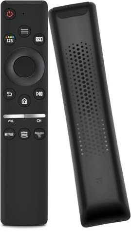 BN59-01327B Télécommande vocale universelle de rechange pour Smart TV Samsung avec 3 touches de raccourci, compatible avec les téléviseurs intelligents LED, QLED, UHD, Frame, 4K