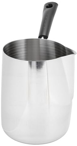 Aramox Caffettiera Turca, Caffettiera Turca in Acciaio Inossidabile per Stufa, Scaldalatte (1000ml)