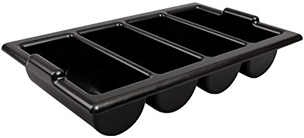 Range-couverts en plastique Noir 33 x 53 cm