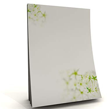 Notizblock A5 | hochwertiger Frühlings Motivpapier Block | Frischer Frühling | 50 Blatt, 90g/qm | Schreibnotizblock | Notizblock | Schreibblock A5 | Paperandpicture