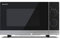 SHARP PS201AES Mikrowelle (Mikrowelle: 700W, 6 Leistungsstufen, Auftaufunktion, Abmessungen: 455x274x329cm), silber