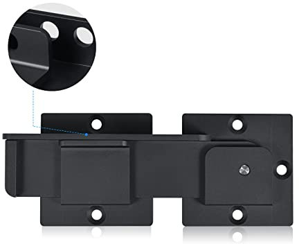 Steinwhale Torriegel, robuster Türriegel aus Aluminiumlegierung für Holzzäune im Freien, Doppeltor, Scheunentor, Schuppen, Vinylzaun
