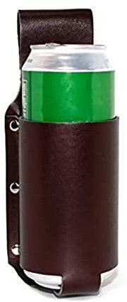 Beer Holster Beer Holster Leather Classic Beer Bottle Holders For Barbecue Party Cowboy (Color : Brown, Size : 8.5 x 21.5 cm)