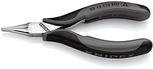 Knipex 35 12 Elektronikzange, Flachzange/Backen 22.5mm 115 mm ESD