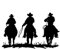 FAiruo Coolste Autoaufkleber Cowboy Pferd Mode PVC Auto Styling Vinyl Aufkleber Grafik für Auto Laptop LKW (Farbe: A, Größe: 17 cm x 11 cm)