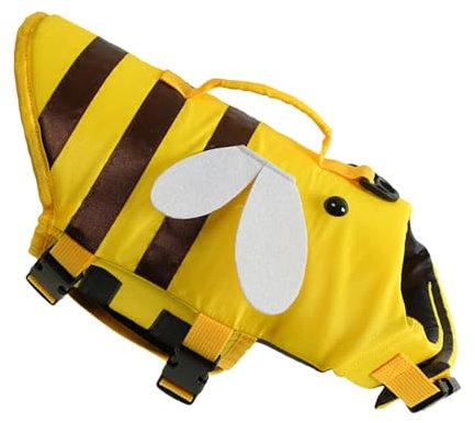 Schwimmweste für Hunde,Hundeschwimmwesten zum Bootfahren - wasserdichte -Rettungswesten für Hunde mit Griff, Schwimmweste | Modischer, Verstellbarer Hunde-Badeanzug, Haustier-Rettungsring für P