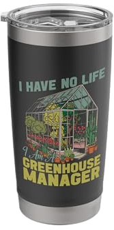 Horticulture Temperature Cultivation - Greenhouse Manager Stainless Steel Insulated Tumbler