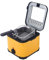Freidora Aceite 1.5 Litros con Tapa de Cristal de Visualización, 1000W Freidora Eléctrica, Control de Temperatura de 80-190°C, Acero Inoxidable 220V 2 Colores(Yellow)