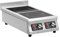 Royal Catering Piastra a induzione, 2 x 28 cm, 10 livelli di potenza, 2 x 3500 W, 400 V fino a 2 x 25 kg, timer 0-24 h, funzioni di protezione multiple, piano cottura a induzione