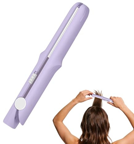 Fers à lisser | Outil de coiffage 2-en-1 à chauffe rapide mini double fonction,Mini fer à lisser 20 W | Pour Vagues, Franges, Look Plage, Nuit, Voyage, Filles, Femmes, Cadeau Noël