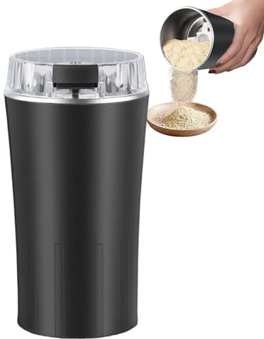 Molino Eléctrico de Granos, Batidora de Cocina Doméstica para Alimentos, Molinillo de Café de Alta Velocidad, para Especias, Legumbres, Frutos Secos, Restaurante y Cafetería