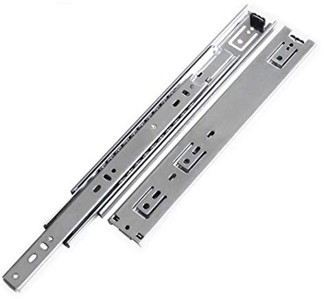 Heavy Duty 60kg Pair of Double Fully Extension Ball Bearing Drawer Slide Runner (Pair 450mm (18))