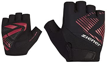 Ziener Herren CURDT Fahrrad-/Mountainbike-/Radsport-Handschuhe | Kurzfinger - atmungsaktiv/dämpfend, Sangria red, 8