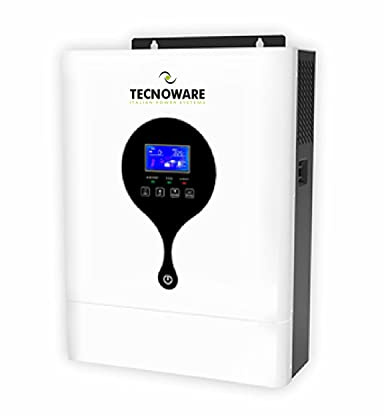 Tecnoware Power Systems ATA Hybrid Solväxelriktare 3500VA, Ren sinusvåg, MPPT, Fotovoltaisk, Effektiv och kompakt, Ökar energisjälvförsörjningen för system med solpaneler