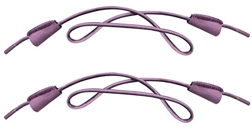 Endoto Lacci Elastici per Hey Dude Scarpe, Senza Nodo Stringhe Laces di Ricambio - Viola,12 pollici