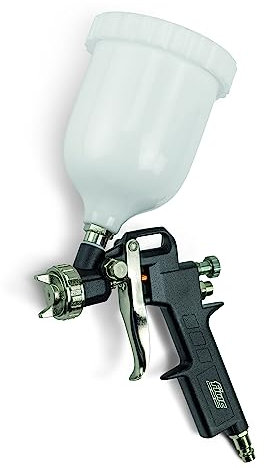 FIAC Pistola de pulverización para pintar modelo 1860, aerógrafo con depósito para pintura de 600 ml, boquilla de 1,5 mm, chorro de rosa o plano, presión máxima 4 bar