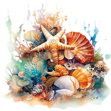 Nuyhgtr Unterwasser Toilettendeckel Abziehbild, Toilettensitz Wandaufkleber, Nautisch, Mehrfarbig, Wasserdicht, Abnehmbar, Wiederverwendbar, PVC-Kunststoff, Keramik, Metall, Toilettensitzaufkleber