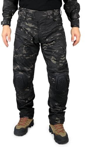 KRYDEX GEAR Tactical G4 Pantalon de combat avec genouillères pour homme Pantalon, M