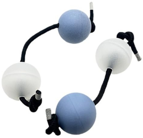 Aslatuas Música Rítmica Huevos Shaker Sonajeros Doble Asalato Punta de los Dedos Bola de Tambor Africana Shaker Set Sonajeros