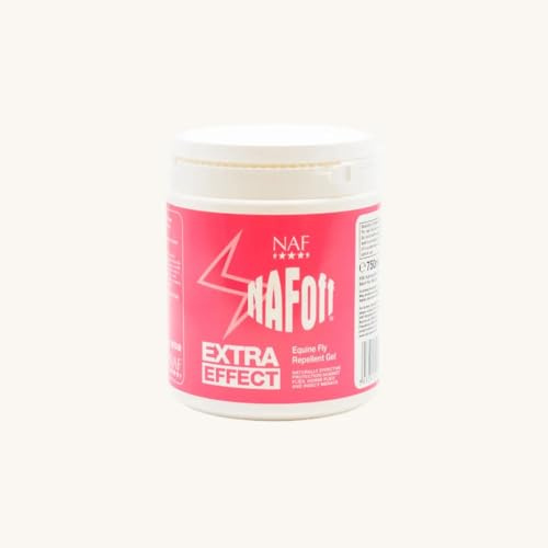 NAF Off Extra Effect Gel 750ml | Natural Citronella Fly Repellent for Horses | Insect Protection Gel for Sensitive Areas & Spray-Shy Horses | Long-Lasting Equine Summer Fly Defence