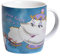 Die Schöne und das Biest Tasse Madame Pottine Tassilo Disney 350ml Keramik blau