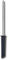 VICTORINOX Swiss Modern Abziehstahl, 23 cm, Mittelfeinzug, Rund, bis zu 65 HRC, Schwarz
