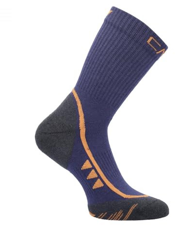 CMP - Trekking Sock Mid Supersoft 50, B.Blue-Flame, 43/45