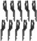 Fire Alarm Test Key 10 Pack Emergency Call Point Test Keys for Break Glass Switch